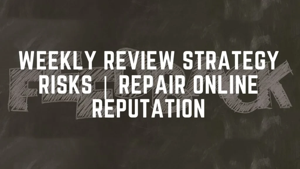 Weekly Review Strategy
